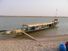 Transports au Mali - Pinasse - Sur l'eau